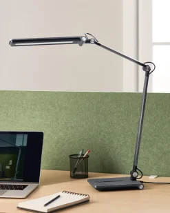 LED skrivebordslampe AQUILA Med dæmpning Grå