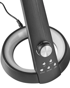 LED skrivebordslampe CANOPUS med USB-port Sort