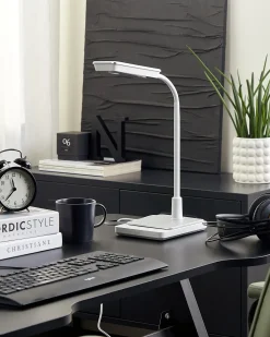 LED skrivebordslampe CENTAURUS Med dæmpning Metal Hvid