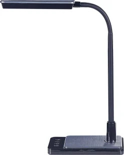 LED skrivebordslampe CENTAURUS Med dæmpning Metal Sort