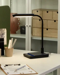 LED skrivebordslampe CENTAURUS Med dæmpning Metal Sort