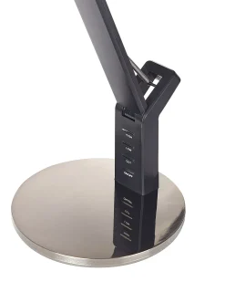 LED skrivebordslampe CHAMAELEON med USB-port Metal Messing