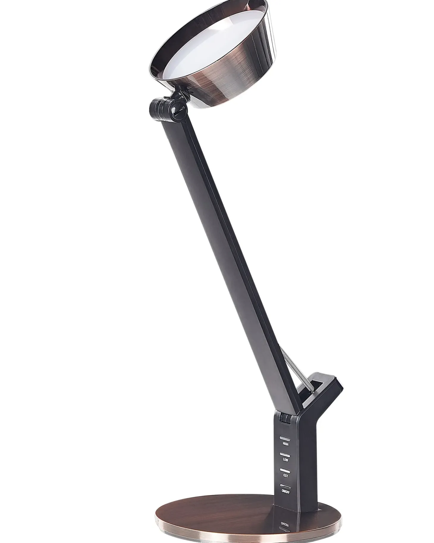 LED skrivebordslampe CHAMAELEON Med dæmpning Metal Kobber