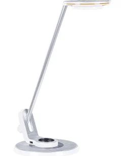 LED skrivebordslampe CORVUS Med dæmpning Metal Hvid/sølv
