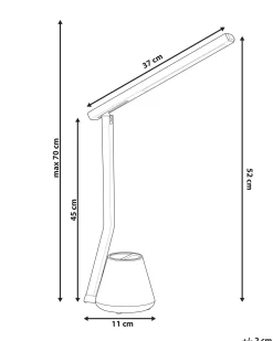 LED skrivebordslampe DENEB Med dæmpning Himmelblå