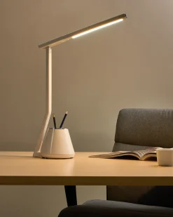 LED skrivebordslampe DENEB Med dæmpning Hvid