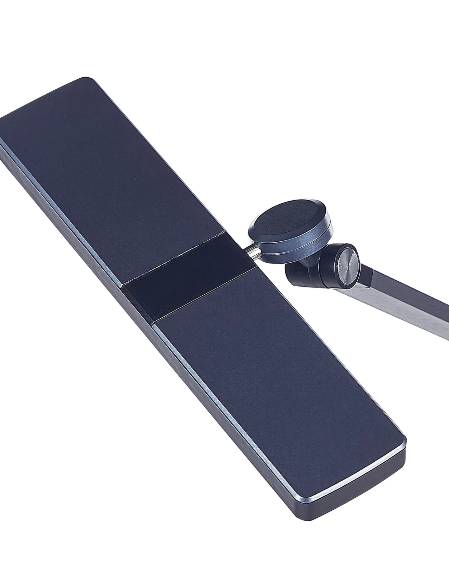 LED skrivebordslampe LACERTA Med trådløs oplader Metal Sort