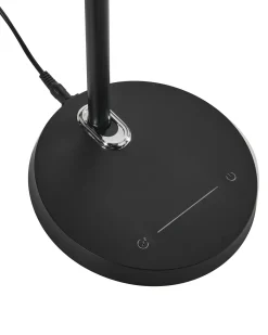 LED skrivebordslampe LEONIS Med dæmpning Sort