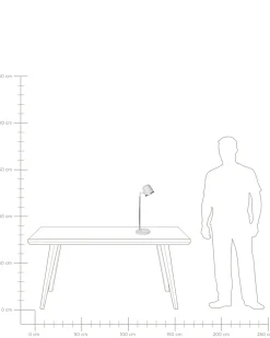 LED skrivebordslampe LIBRA Med dæmpning Hvid