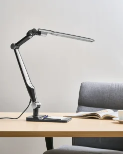 LED skrivebordslampe PEGASI Med dæmpning Sort