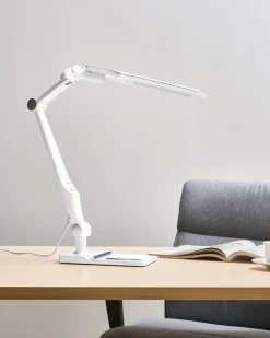 LED skrivebordslampe PEGASI Med dæmpning Sølv