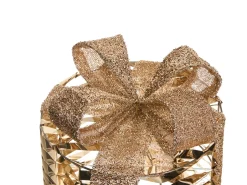 LED SLIVSO Julegaver 20/25/30 cm Guld
