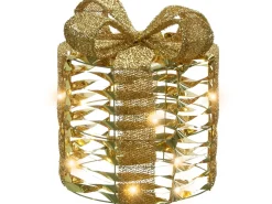 LED SLIVSO Julegaver 20/25/30 cm Guld