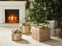 LED TOFTE Julegaver 20/25/30 cm Guld