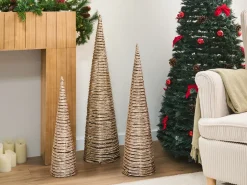 LED TUELSO Juletræ 60/80/100 cm Guld