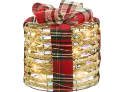 LED VEJLEN Julegaver 20/25/30 cm Beige
