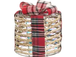 LED VEJLEN Julegaver 20/25/30 cm Beige