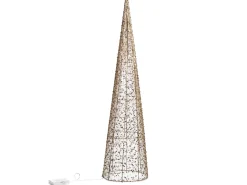 LED VEJLESO Juletræ 40/60/80 cm Guld