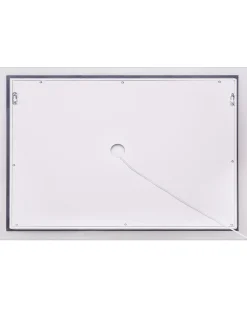 LED-badeværelsesspejl ADOUR 80 cm 60 cm Sølv