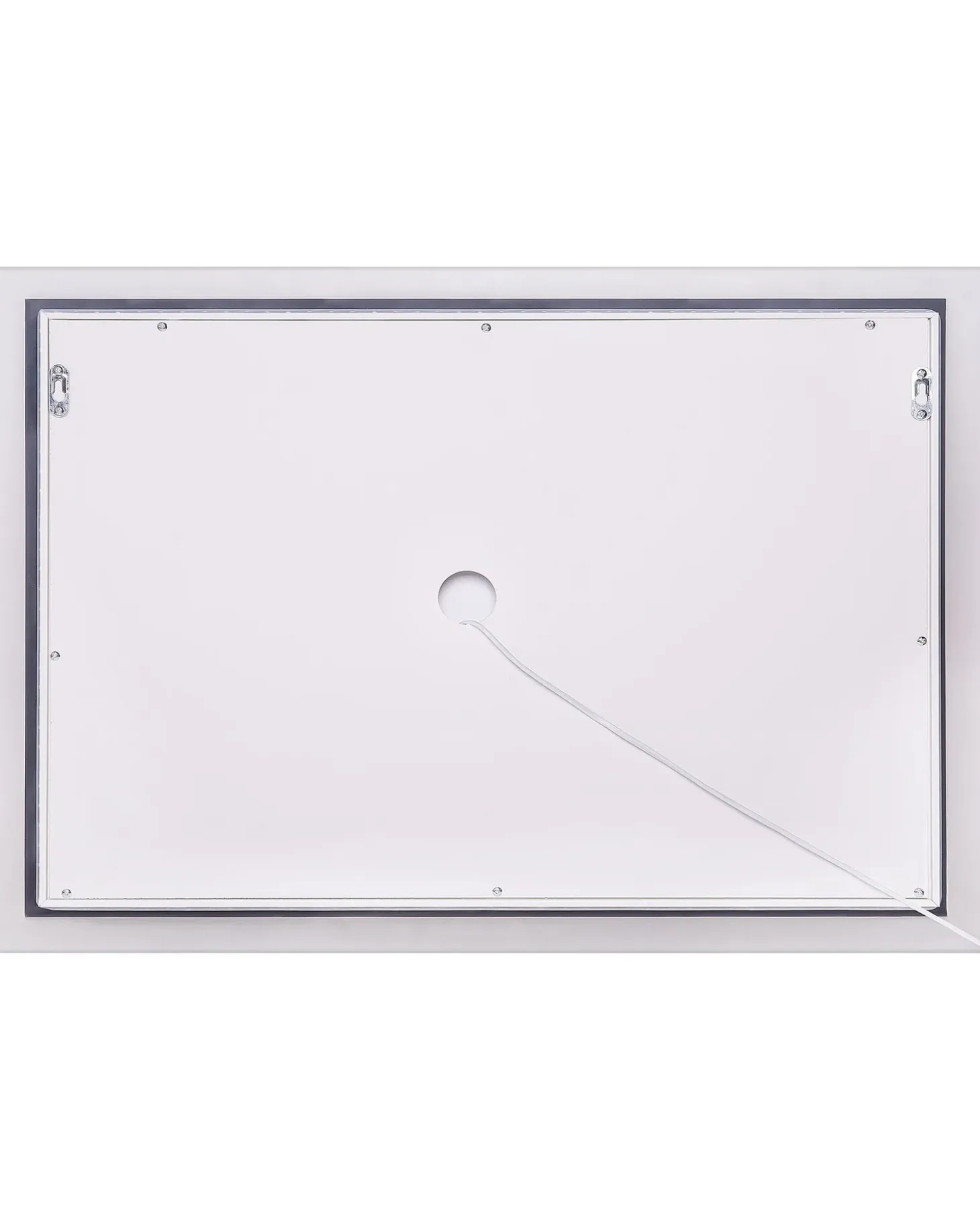 LED-badeværelsesspejl ADOUR 80 cm 60 cm Sølv