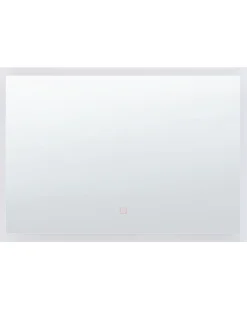 LED-badeværelsesspejl ADOUR 80 cm 60 cm Sølv