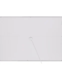 LED-badeværelsesspejl ARGENS 80 cm 60 cm Sølv