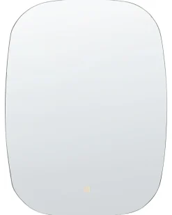 LED-badeværelsesspejl BERGERAC 58 cm 78 cm Sølv
