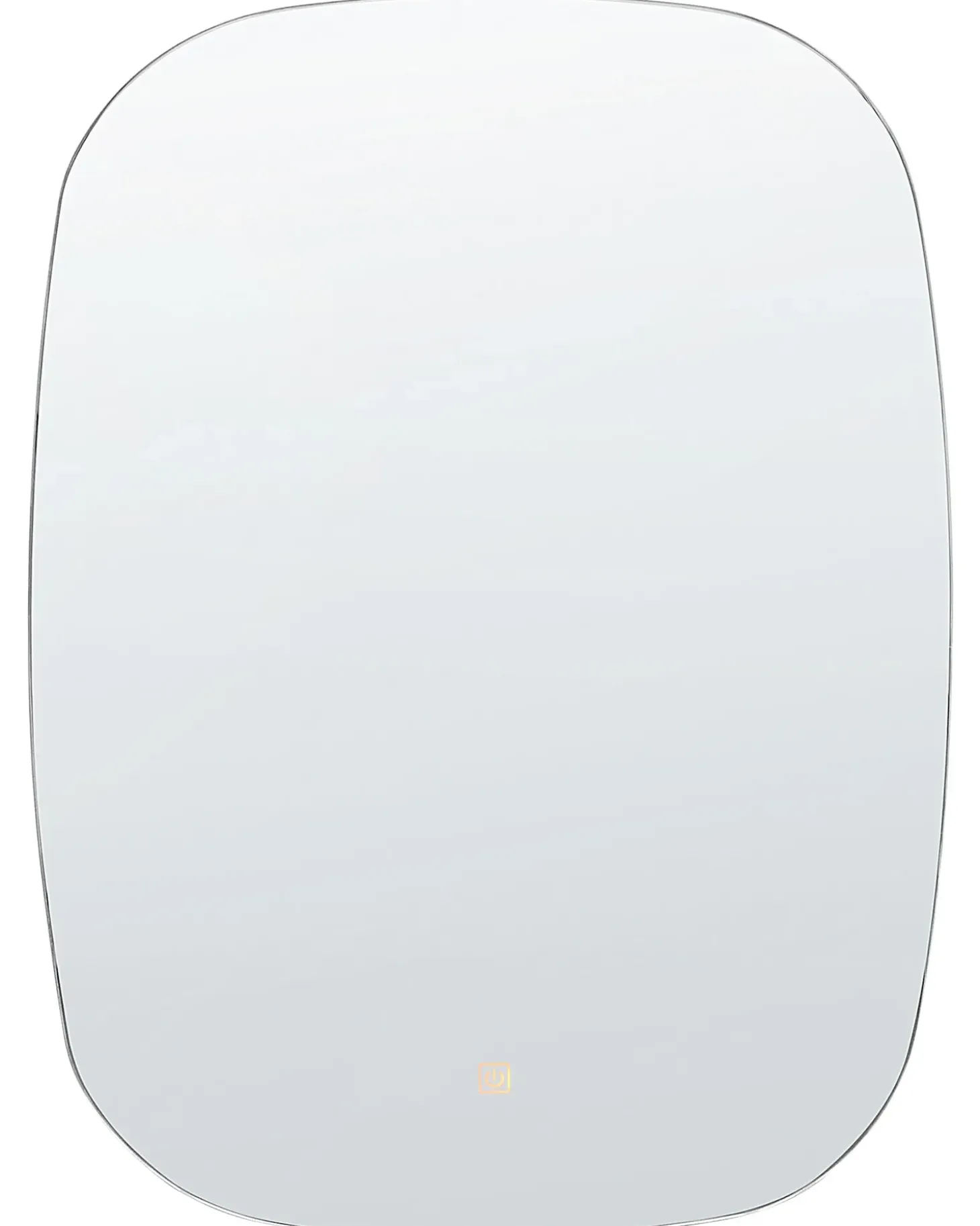LED-badeværelsesspejl BERGERAC 58 cm 78 cm Sølv