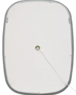 LED-badeværelsesspejl BERGERAC 58 cm 78 cm Sølv