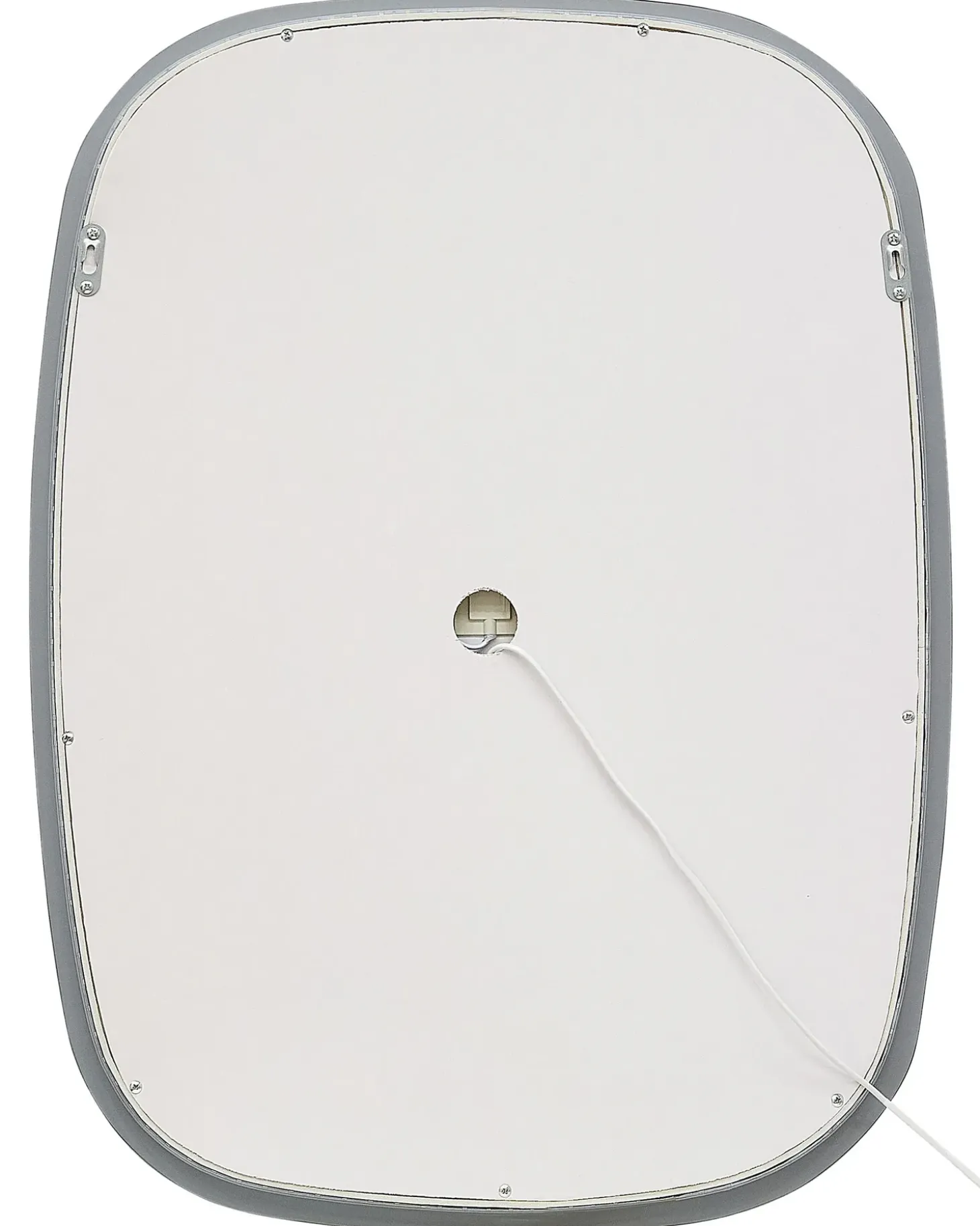 LED-badeværelsesspejl BERGERAC 58 cm 78 cm Sølv