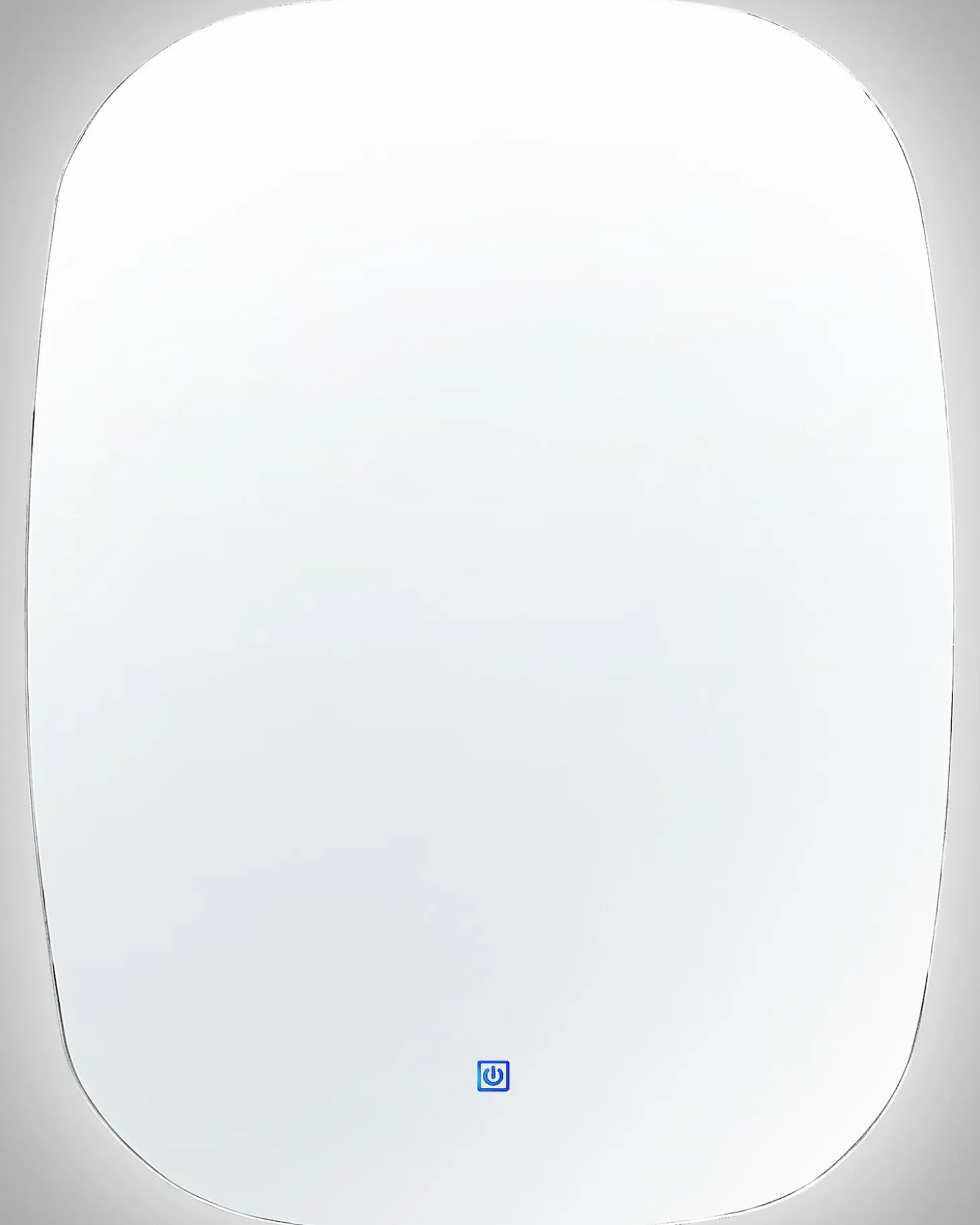 LED-badeværelsesspejl BERGERAC 58 cm 78 cm Sølv