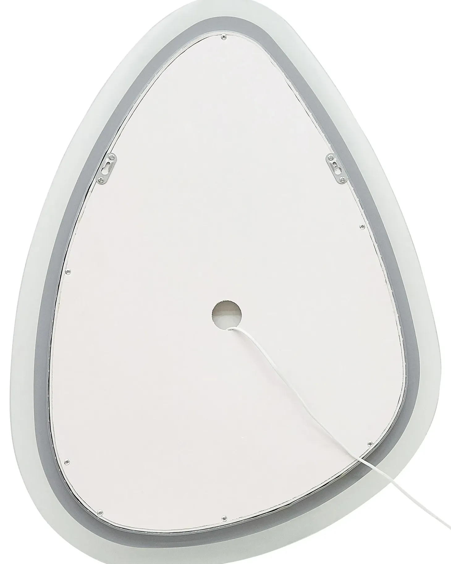LED-badeværelsesspejl BETHUNE 58 cm 78 cm Sølv