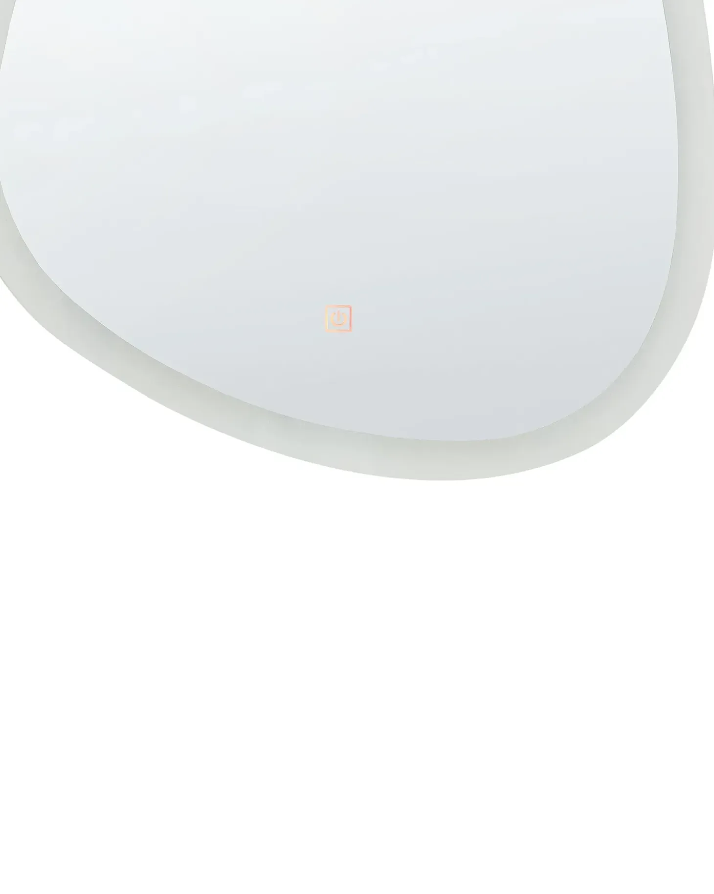 LED-badeværelsesspejl BETHUNE 58 cm 78 cm Sølv