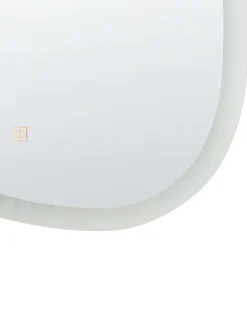LED-badeværelsesspejl BETHUNE 58 cm 78 cm Sølv