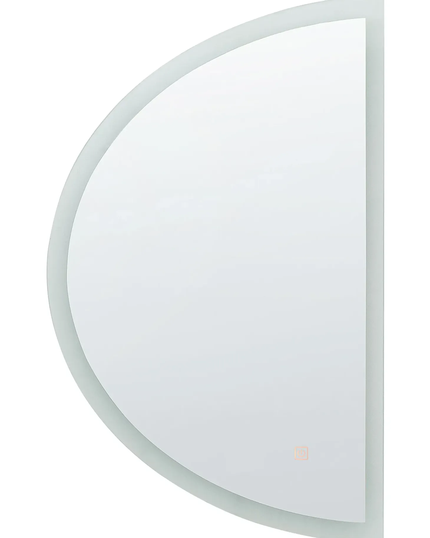 LED-badeværelsesspejl BEZONS 49 cm 80 cm Sølv
