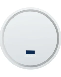 LED-badeværelsesspejl BROGNON 60 cm 60 cm Med indbygget Bluetooth-højttaler Sølv