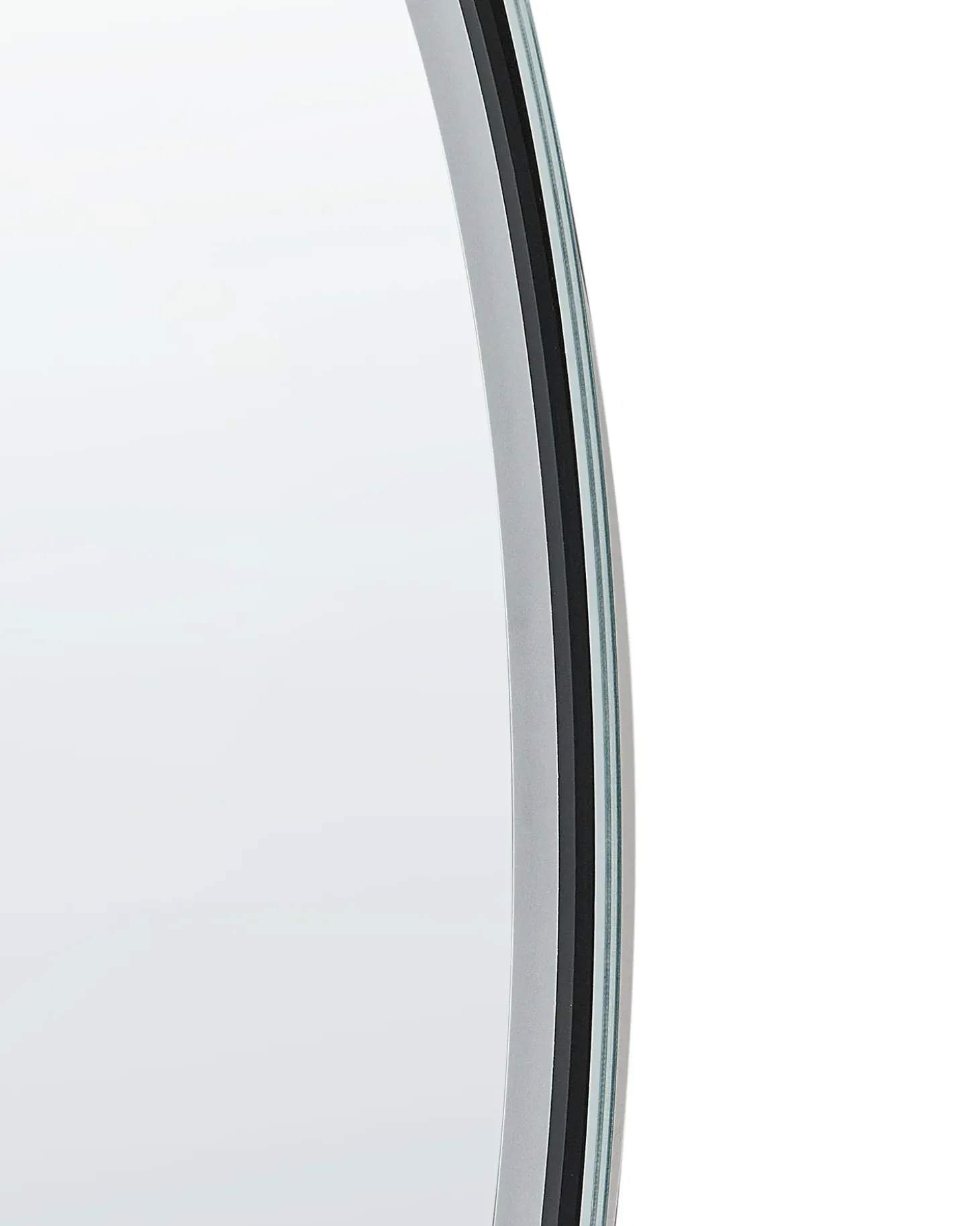 LED-badeværelsesspejl BROGNON 60 cm 60 cm Med indbygget Bluetooth-højttaler Sølv