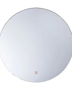 LED-badeværelsesspejl CALLAC 60 cm 60 cm Sølv