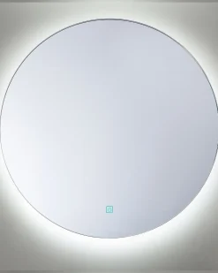LED-badeværelsesspejl CALLAC 60 cm 60 cm Sølv