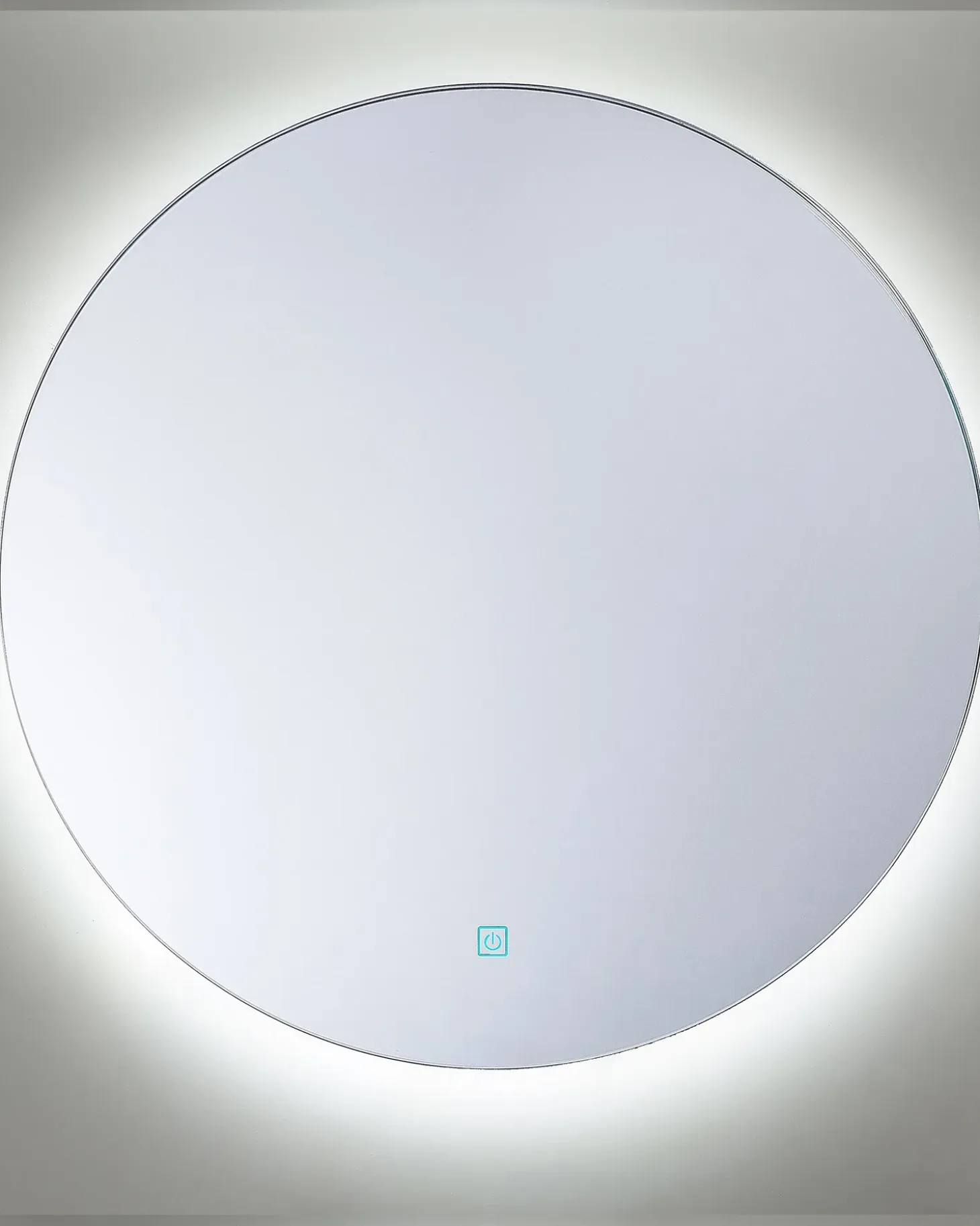 LED-badeværelsesspejl CALLAC 60 cm 60 cm Sølv