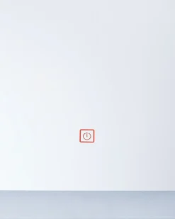 LED-badeværelsesspejl CORROY 80 cm 60 cm Sølv