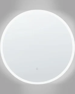 LED-badeværelsesspejl DEAUVILLE 79 cm 79 cm Sølv
