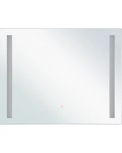 LED-badeværelsesspejl LIRAC 70 cm 60 cm Sølv