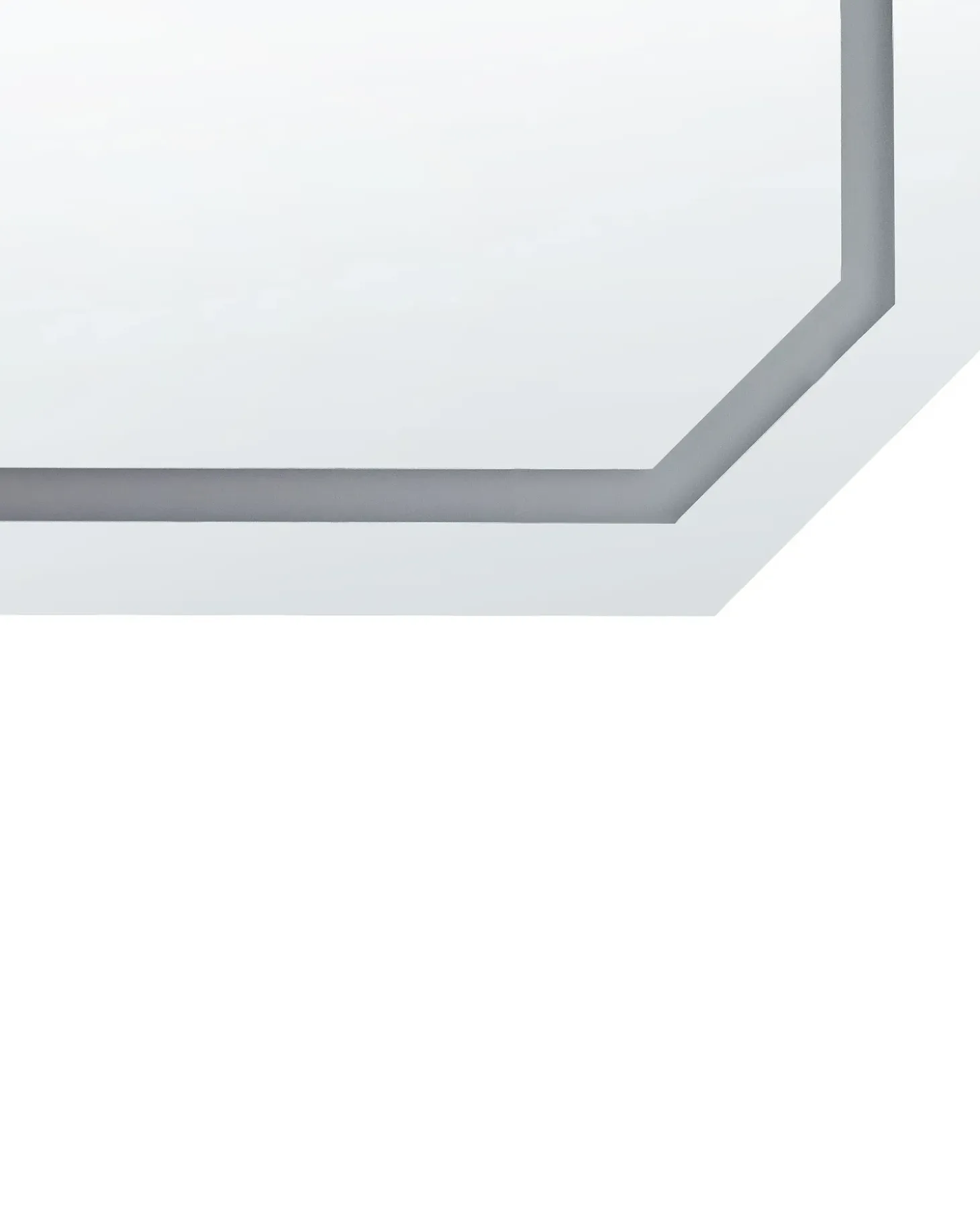 LED-badeværelsesspejl LOCMARIAQUER 120 cm 60 cm Sølv