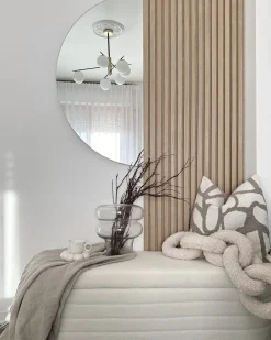 LED-badeværelsesspejl LOUE 50 cm 100 cm Sølv