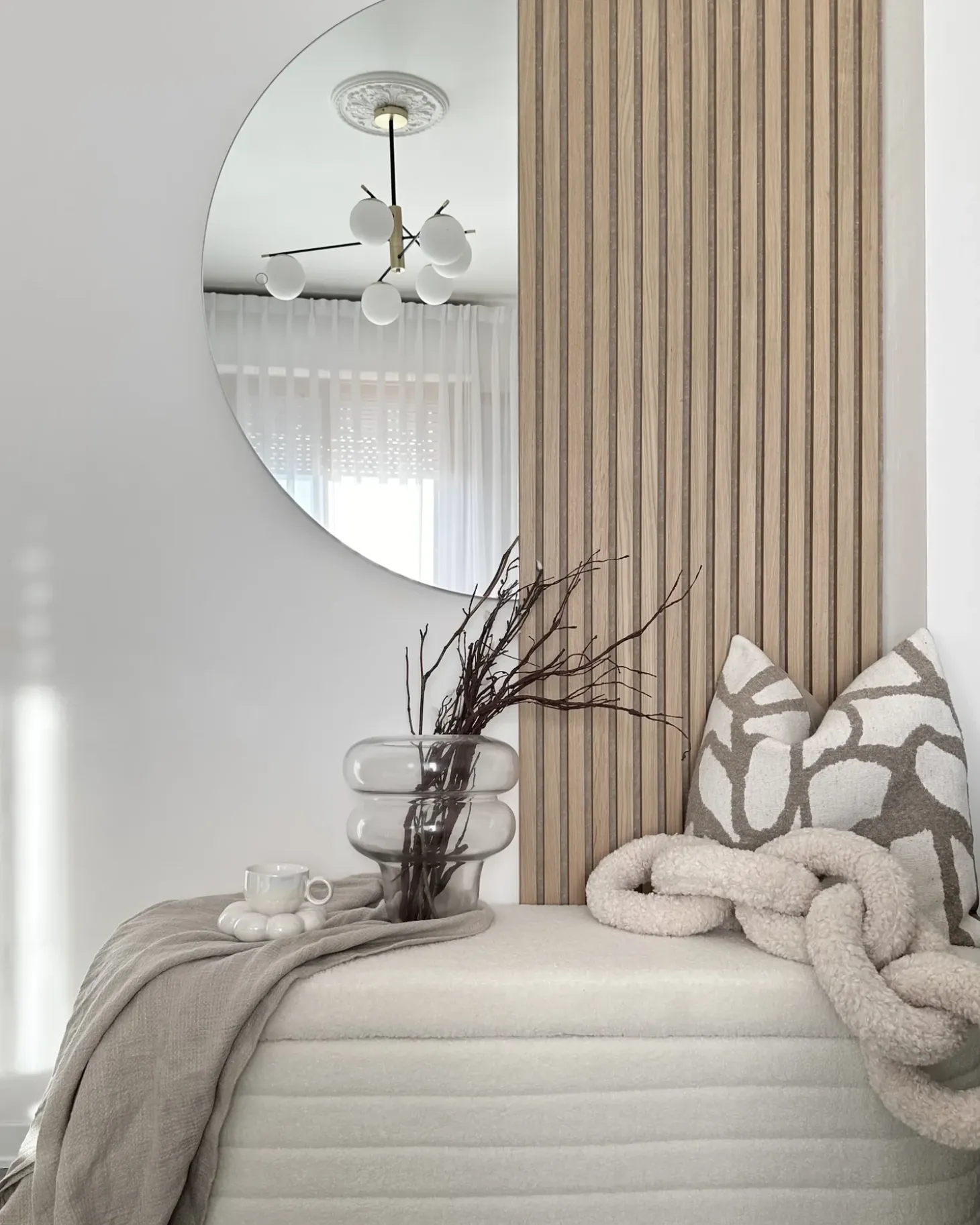 LED-badeværelsesspejl LOUE 50 cm 100 cm Sølv