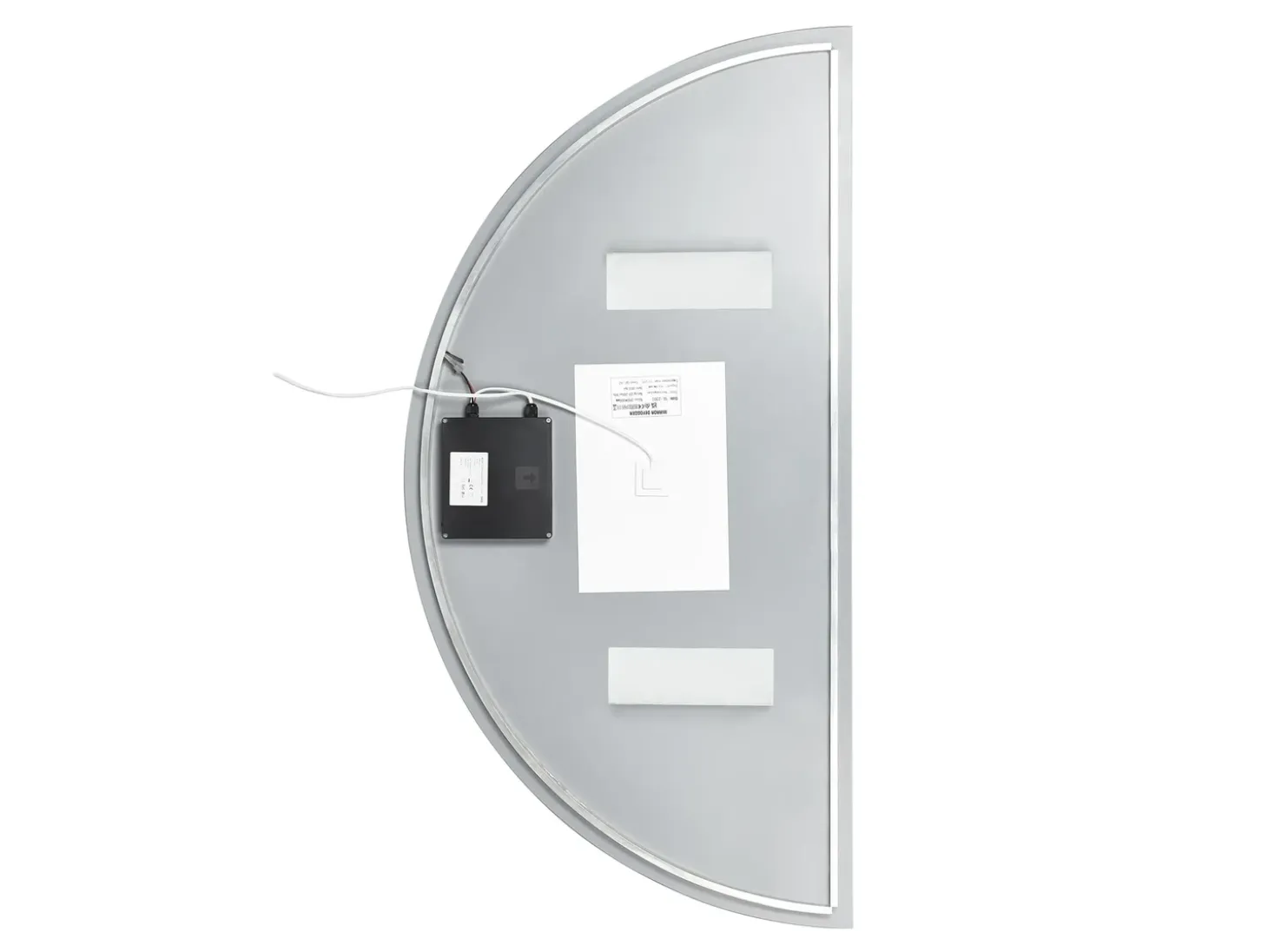LED-badeværelsesspejl LOUE 50 cm 100 cm Sølv