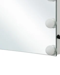 LED-badeværelsesspejl LUCENAY 40 cm 50 cm Sølv