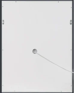 LED-badeværelsesspejl MARTINET 70 cm 90 cm Sølv