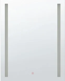 LED-badeværelsesspejl MARTINET 70 cm 90 cm Sølv